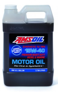 AMSOIL 15W-40 high zinc cj4 synthetic diesel oil