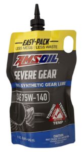 75W-140 Easy Pack GL5 differential oil bag